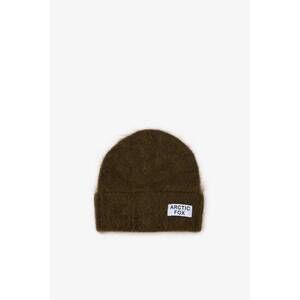 NEW ARCTIC FOX & CO. mohair beanie in khaki green
